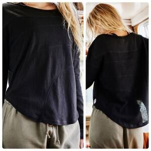 Free People Sun Downer Solid Long Sleeve